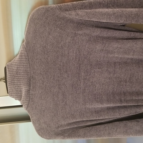 💕BAREFOOT DREAMS💕 CozyChic Drape Rib Cardigan Ultra Lite Pacific Blue L NWT - Picture 12 of 16